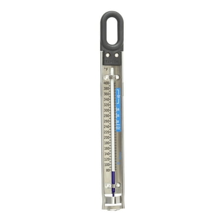 Taylor Candy and Deep Fry Analog Paddle Stainless Steel Thermometer with Adjustable Pot Clip