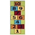 thumbnail image 4 of Ottomanson Children's Garden Collection Non-Slip Rubberback Hopscotch Design 3x6 Kid's Runner Rug, 2'7" x 6', 4 of 6