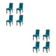 thumbnail image 1 of Funda para silla Injueey 4 piezas fácil de montar moderna comedor azul celeste 2Conjunto, 1 of 6