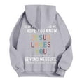 thumbnail image 3 of SIYUDAN Womens Sweatshirt Hoodies Christian Sweatshirts Letter Print Christian Sweatshirt Oversized Pullover Hoodies Fall Basics Street Style Clothes, 3 of 5