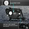 thumbnail image 3 of Fits 2005-2011 Toyota Tacoma Pickup Black Headlights Assembly Lamps Left+Right, 3 of 7