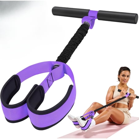 2026 Upgraded Durable Pedal Resistance Band with Handle, Thickened Latex Tubes and Soft Foam Fabric Foot Pedal, Sit Up Exercise Equipment for Abdomen, Waist, Arm, Core/ABS, Leg, Physical Therapy