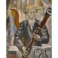 thumbnail image 2 of Christian Hess 15x18 Gold Ornate Wood Frame and Double Matted Museum Art Print Titled - Test of the Bogist Concert (1928), 2 of 4