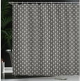 thumbnail image 4 of Ambesonne Art Deco Shower Curtain, Burst Lines with Rhombuses, 69"Wx70"L, Charcoal Grey and Ivory, 4 of 5