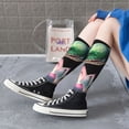 thumbnail image 5 of Naloa Snake Holding A Lotus Knee Socks, High Socks Long Stretchy Sock Women Knee High Stocking, Long Socks for Women, 5 of 6