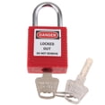 thumbnail image 2 of S SERENABLE Cadenas de Sécurité avec Clé Différent 25mm Métal Extérieur Rouge, 2 of 9