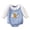 Blue, variant on mgoYE Newborn Baby Girl Turky Romper Infant Sleeveless Halloween Thanksgiving Jumpsuit Fall Playwear Bodysuit(Blue,12-18 Months)