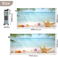 thumbnail image 4 of Palm Leaf Starfish Summer Beach Beach Towel 31" x 71", Quick Dry Bath Towel Super Absorbent Lightweight Travel Towel for Beach Yoga Swim Sport Camping Holiday, 4 of 7