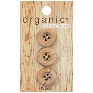 Large Wooden Buttons for Crafts Carved Wood Buttons Assorted