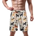 thumbnail image 2 of NICKSUN Men's Swim Trunks, Cute Print Quick Dry Summer Board Beach Shorts with Mesh Lining and Pockets, 2 of 6