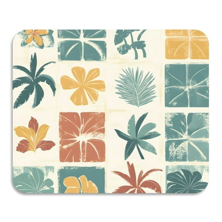 

ALAZA Dish Drying Mat for Kitchen Palm Tree Tropical Counter Absorbent Draining Pad 23.6 x19.7