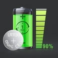 thumbnail image 6 of Zeiwohndc Pack of 10/20/30/40pcs LR1130 AG10 Batteries 68mAh 1.55V Button Cell Reliable, 6 of 12