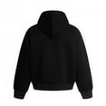 thumbnail image 2 of uikmnh Men Hoodies Men's Heavyweight Air Layer Solid Color Hooded Pullover Loose Fit Casual Oversized Unisex Sportswear Sweatshirt Long Hoodie Size:M, 2 of 6