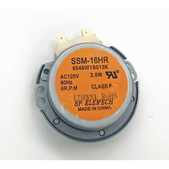 LG Microwave Turntable Plate Motor Shipped With LMV1683SW, MV1611BB, LMV1683ST