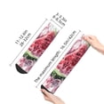 thumbnail image 2 of Salouo Watermelon Splash Realism Art Pattern Unisex Middle Tube Socks,Middle-Finger Knee High Socks Over The Calf Tube Stocking Crew Stockings for Women and Men Tube Socks, 2 of 8