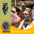 thumbnail image 2 of Bufanda Para Cubrir La Cara Ciclismo Moda Protección Solar Gran Textura Primavera Y Verano Bufandas Colgantes Para Orejas A Prueba De Frío Bxhe046 Kearding OD019373-01, 2 of 6