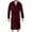 01-Red1463, variant on Wxolcjlv Men's Solid Robe Hooded Zip Front Long Sleeve Fleece Nightgown With Side Pockets