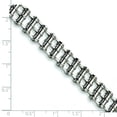 thumbnail image 3 of Stainless Steel Mens Link Bracelet Jewelry 8.5", 3 of 5
