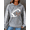 Grey, variant on Hooded Sweatshirt Women Shirt Game Day Pullover Hoodies Long Sleeve