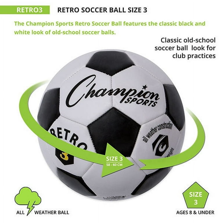 Buy Champro SportsFire Hand Stitched Soccer Ball, 3, White/Maize Online  at Low Prices in India 