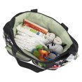 thumbnail image 2 of Baby Essentials Multi-Pocket Jungle Animals Baby Diaper Tote Bag with Matching Foldable 6 Ply Diaper Changing Pad and Velcro Closure Pacifier Pouch, 2 of 6
