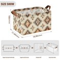 thumbnail image 7 of Yayeee Foldable Storage Basket for Shelves with Handles Waterproof Cloth Bins, Geometric Designs, 7 of 7