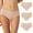 Nude, variant on Women's No Show Seamless Underwear - Breathable Stretch Low Rise Hipster Panties 3 Pack
