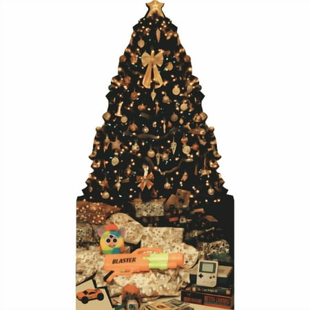 SP13575 Nostalgic 90s Kid Christmas Tree Gift Toy Super Game Cards Cardboard Cutout Standee Standup