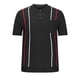 thumbnail image 4 of Playera Elvqul para Caballero Negro Casuales Manga Corta de Color Sólido con Solapa, 4 of 7