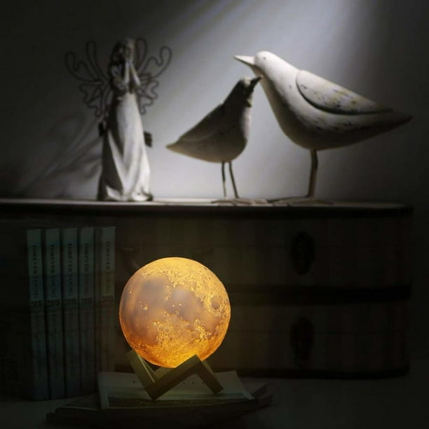 Lampe De Chevet En Forme De Lune Personnalisable