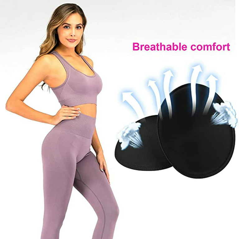 Bra Inserts Breathable Breast Enhancers Waterproof Push Up Bra Pads Non  Slip Bra Cups Reusable Bra Padding with Double-Sided Tape