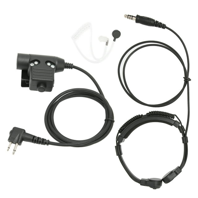 U94 PTT Y Adaptador De Auriculares, Reducción De Ruido De Alta Resistencia Resistente U94 PTT Y Auriculares Con Control De Garganta Para DEP450 Para Motorola