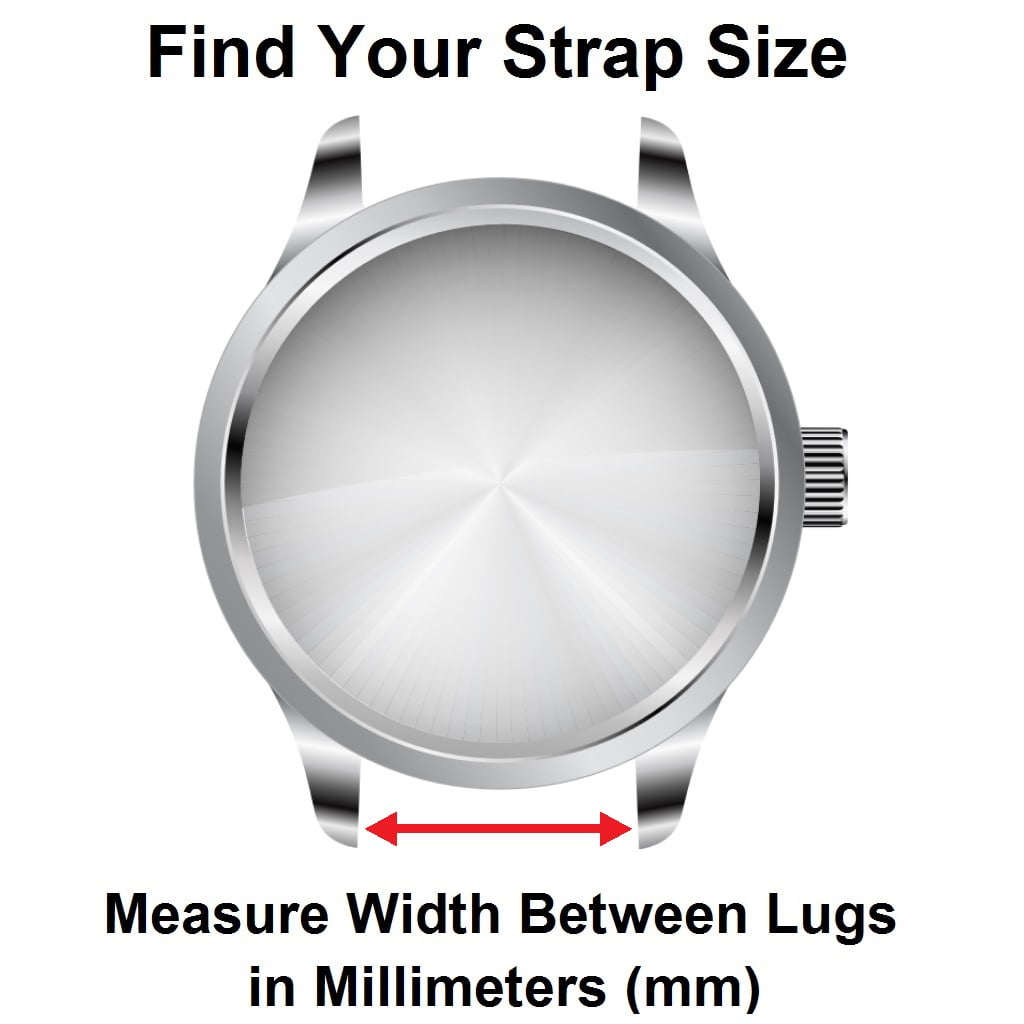 22mm short watch band