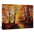 thumbnail image 3 of Design Art Forest in Autumn Canvas Print, 3 of 3
