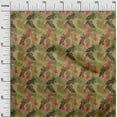 thumbnail image 3 of oneOone Silk Tabby Light Green Fabric Tropical Craft Projects Decor Fabric Printed By The Yard 42 Inch Wide, 3 of 5