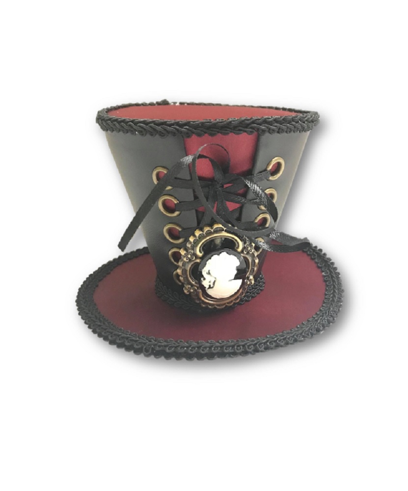 Victorian Vampire Mini Top Hat 