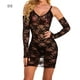 thumbnail image 1 of Vestido de ropa de dormir sexy para mujer Conjunto de lencería de perspectiva hueca Ropa interior de encaje, S Speravity XX000106-01, 1 of 7