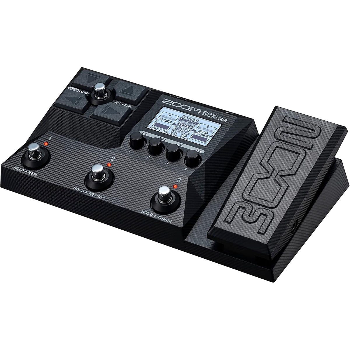 Zoom G2X Four Guitar Multi-Effect Processor with Expression Pedal for Electric Guitars