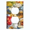 thumbnail image 2 of Metal Light Switch Plate Cover Cafe Breakfast Drinks COF014, 2 of 13