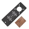 thumbnail image 3 of IGT Tablero De Mesa Para Acampar, Tablero De Mesa Para Acampar Desmontable Engrosado De 1,2 Mm Superficie Negra Con Aerosol De Hierro Inoxidable Para Estufa SOTO Spider, 3 of 7
