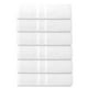 thumbnail image 2 of Toallas de baño Textila Basic, tamaño mediano, 60 x 120 cm, 6 unidades, algodón blanco, 2 of 8