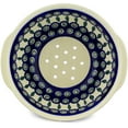 thumbnail image 2 of Blue Rose Polish Pottery Peacock Colander, 2 of 6