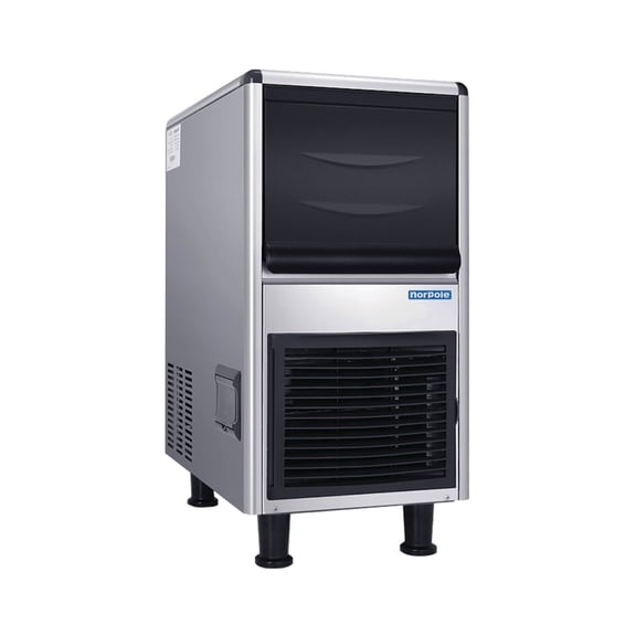 Magic Chef Npcim90b Norpole 15" Wide Undercounter Ice Machine - Stainless Steel