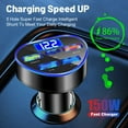 thumbnail image 4 of Fast Car Charger USB Cigarette Lighter Socket 5 Port Adapter For iPhone X9V4, 4 of 6