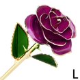 thumbnail image 1 of Rosa bañada en oro de 24 quilates con caja de regalo lacada. Regalo de San Valentín. Regalo de cumpleaños., 1 of 7