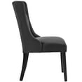thumbnail image 2 of Modern Contemporary Urban Design Dining Kitchen Room Side Chair, Set of Two, Faux Vinyl Leather, Black, 2 of 5