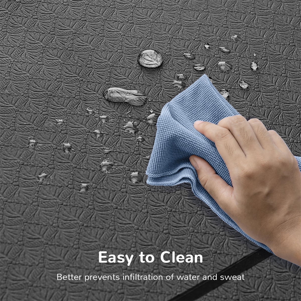 Kepooman Yoga Mat Non Slip, Pilates Fitness Mats, Eco Friendly, Anti-Tear Yoga Mats for Women, Exercise Mats for Home Workout, Gray Kepooman Yoga Mat Non Slip, Pilates Fitness Mats, Eco Friendly, Anti-Tear Yoga Mats for Women, Exercise Mats for Home Workout, Gray