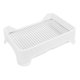 thumbnail image 2 of Bandeja para orinar de acero inoxidable para perros, extraíble, lavable, estructura estable, bandeja para orinar para perros pequeños y medianos, color blanco, 2 of 14