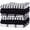 Black, variant on KAF Home Tiburon Kitchen Towels, Mixed Flat and Wave Terry, 100% Cotton, Set of 6, 18" x 28", Sage
