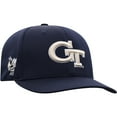thumbnail image 3 of Men's Top of the World Navy Georgia Tech Yellow Jackets Reflex Logo Flex Hat, 3 of 4